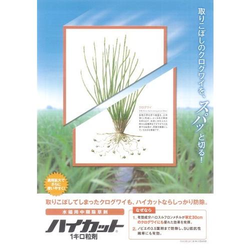 【美品】 ハイカット１キロ粒剤 1kg×24袋セット （12袋入ケースｘ2箱） 【AAA8765726468】(31464円)