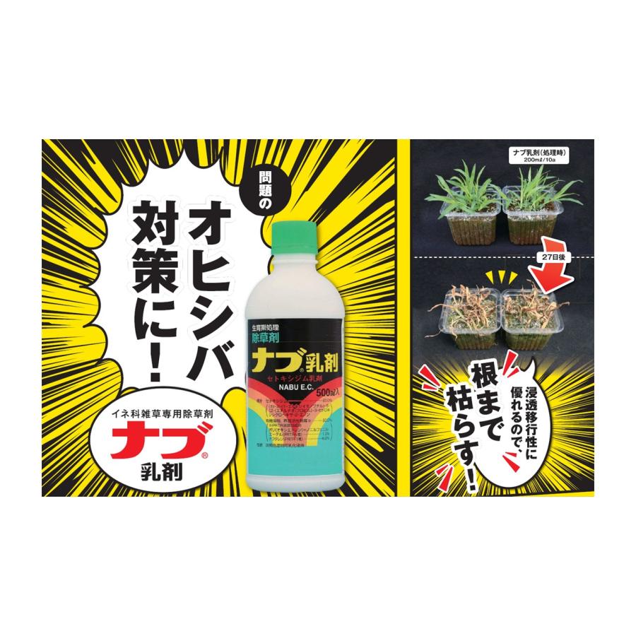 ナブ乳剤 500ml : 農薬ドットコム - 通販 - Yahoo!ショッピング