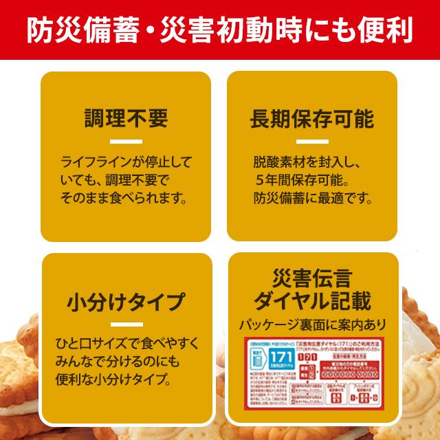 非常食 ビスコ缶 ファイバービスケット 各30個 計60個【HI-C】 セット