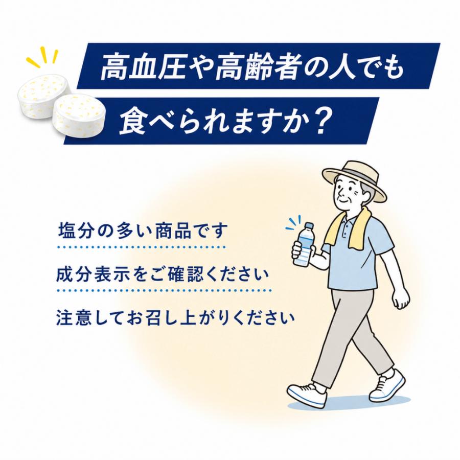 Kabaya カバヤ 塩分チャージ 3種アソート 各1袋 計3袋(78粒) 塩分