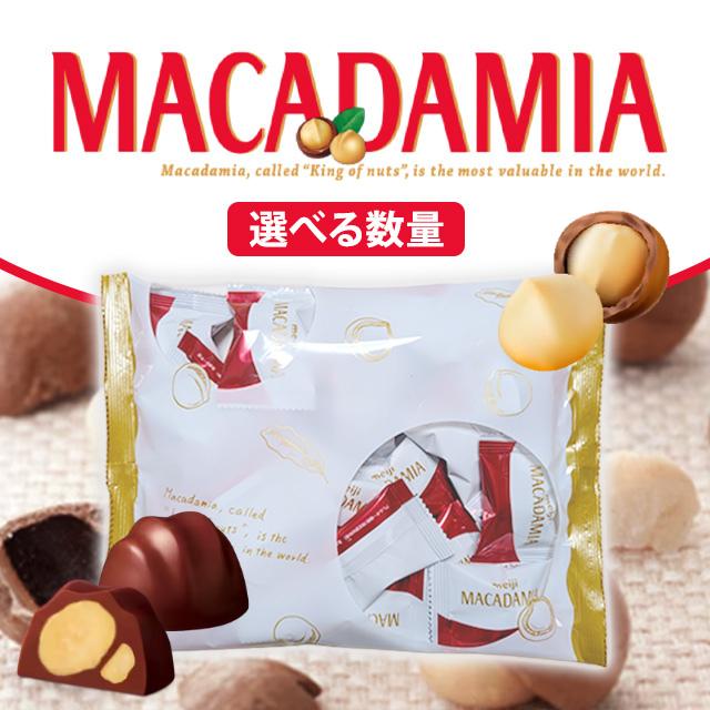 アーモンド&マカダミア 明治 マカダミアチョコレート 標準22粒