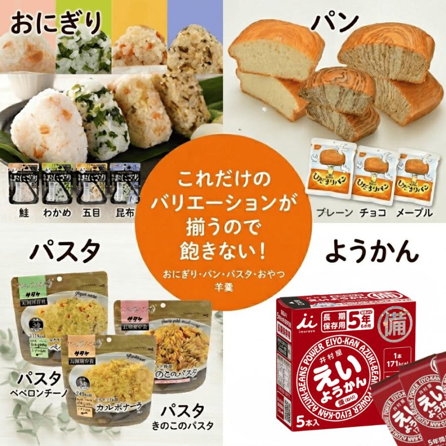 尾西食品 非常食セット 防災食 3名 3日分 主食 27点 おやつ 3点