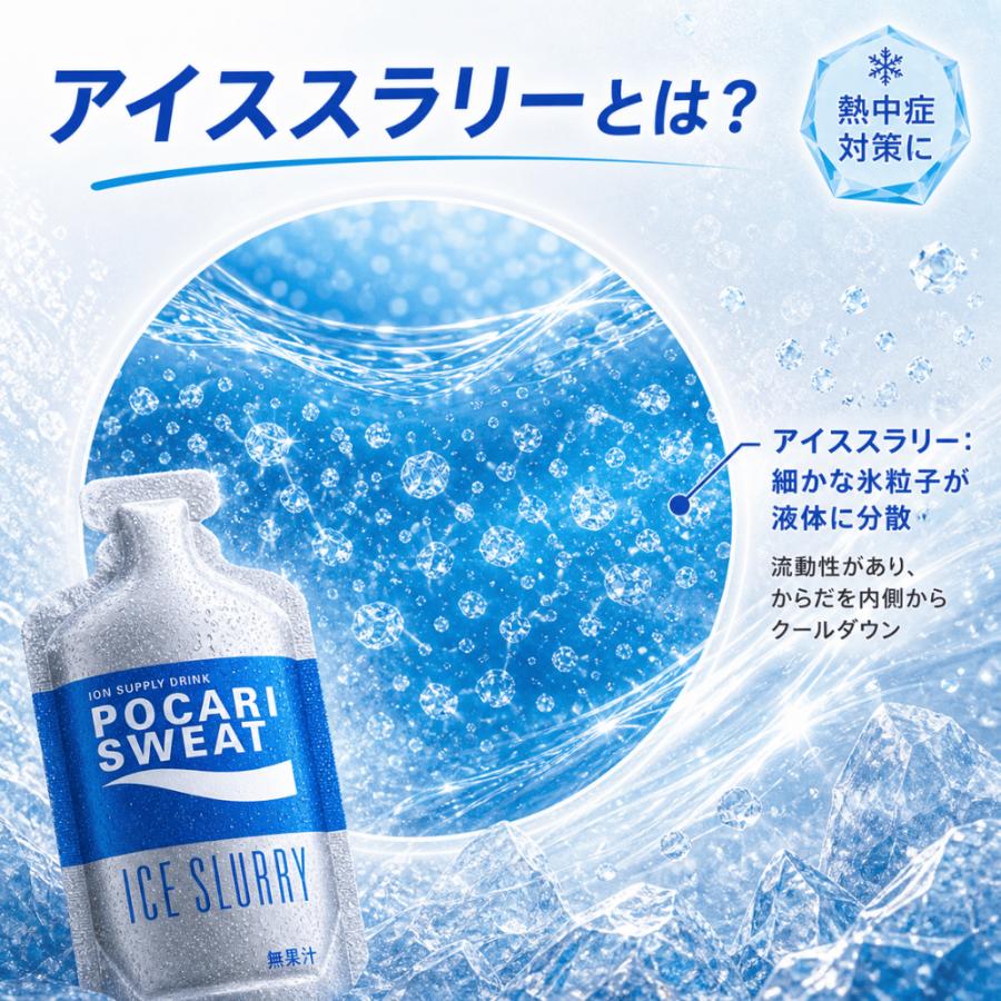 大塚製薬 ポカリスエット アイススラリー 8袋 ポカリ 100g 凍らせて