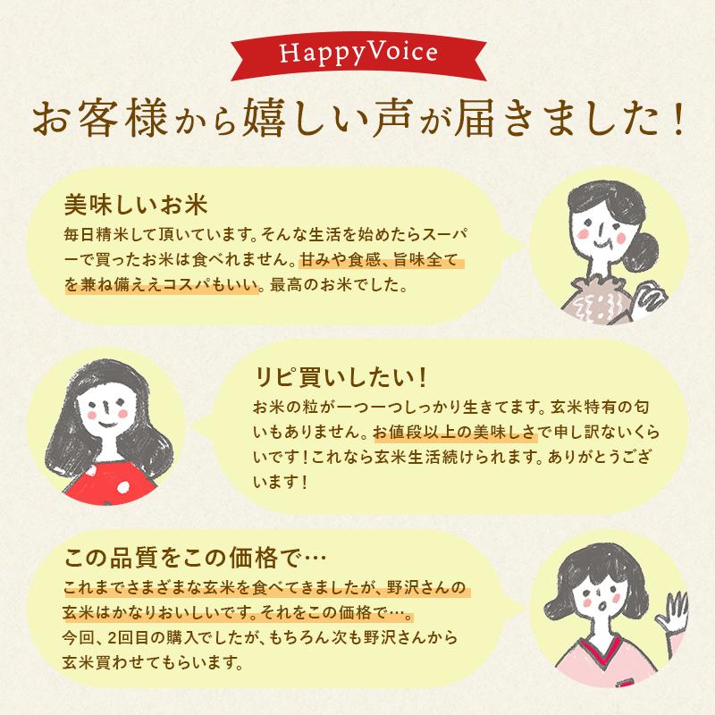 令和5年産 玄米 5kg お米 送料無料 コシヒカリ こしひかり 流るる 野沢農産 長野県産｜nozawan320｜03