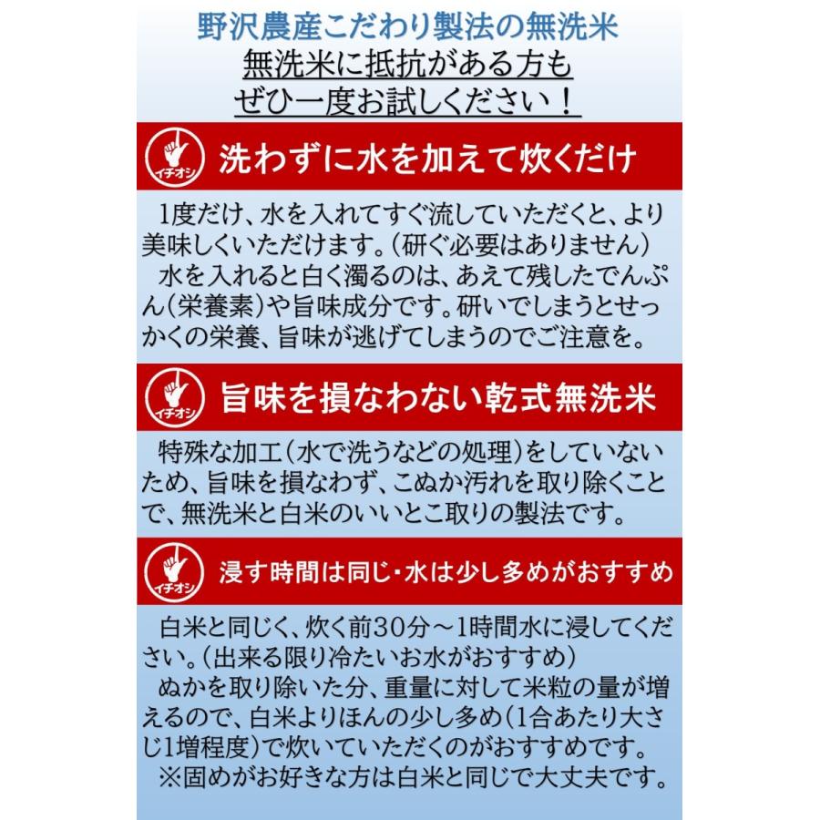 令和5年産 無洗米 5kg 送料無料 米 お米 コシヒカリ こしひかり 特別栽培米 野沢農産 長野県産 北信産 精米 5キロ ブナの水｜nozawan320｜08