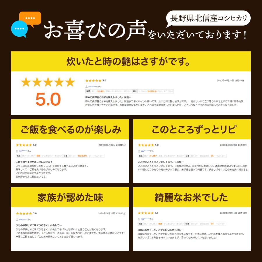 令和5年産 無洗米 5kg 送料無料 米 お米 コシヒカリ こしひかり 流るる 野沢農産 長野県産 北信産 精米｜nozawan320｜07