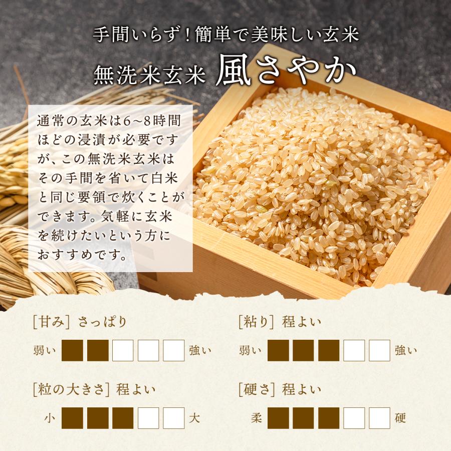 令和5年産 らくらく無洗米玄米 20kg 送料無料 米 お米 風さやか 流るる 野沢農産 長野県産 5キロ x 4袋 新鮮密封 長期保存｜nozawan320｜06