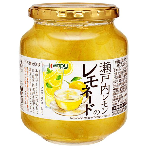 カンピー 瀬戸内レモンのレモネード 600g×12個入｜ 送料無料（Yahoo!・のぞみマーケット）