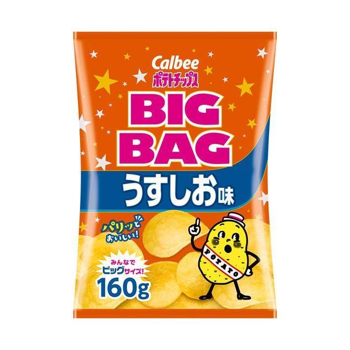 カルビー BIGBAG ポテトチップス うすしお味&のりしお&ピザポテト他40袋 カルビー（Calbee） BIG BAG ポテトチップス うすしお味 160g×12袋入