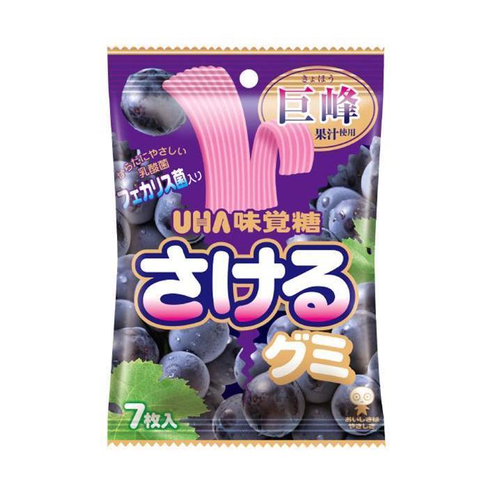 UHA味覚糖 さけるグミ 巨峰 7枚×10袋入×(2ケース)｜ 送料無料 : のぞみ