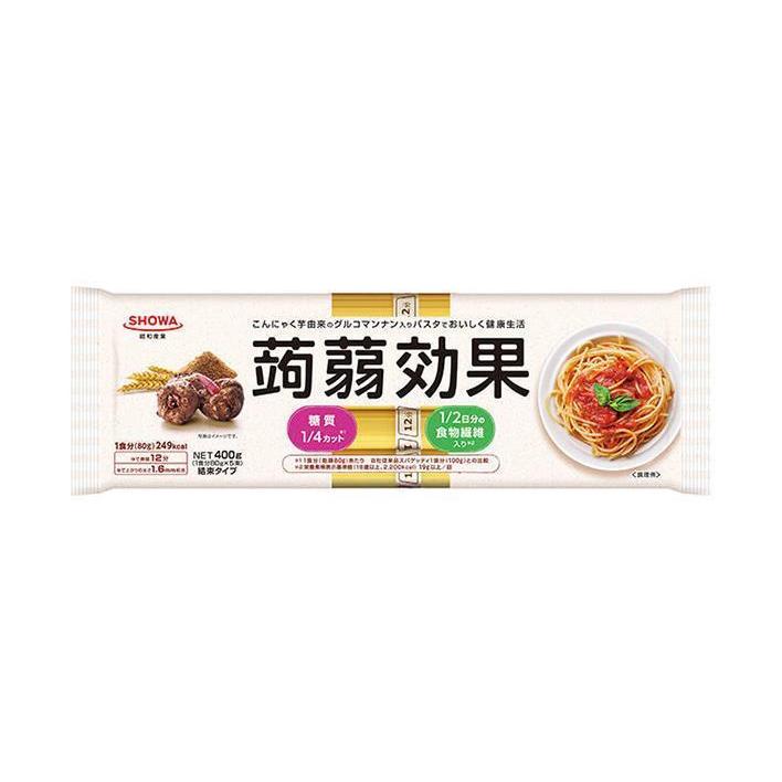 昭和産業 (SHOWA) 蒟蒻効果 400g(80g×5束)×24袋入｜ 送料無料