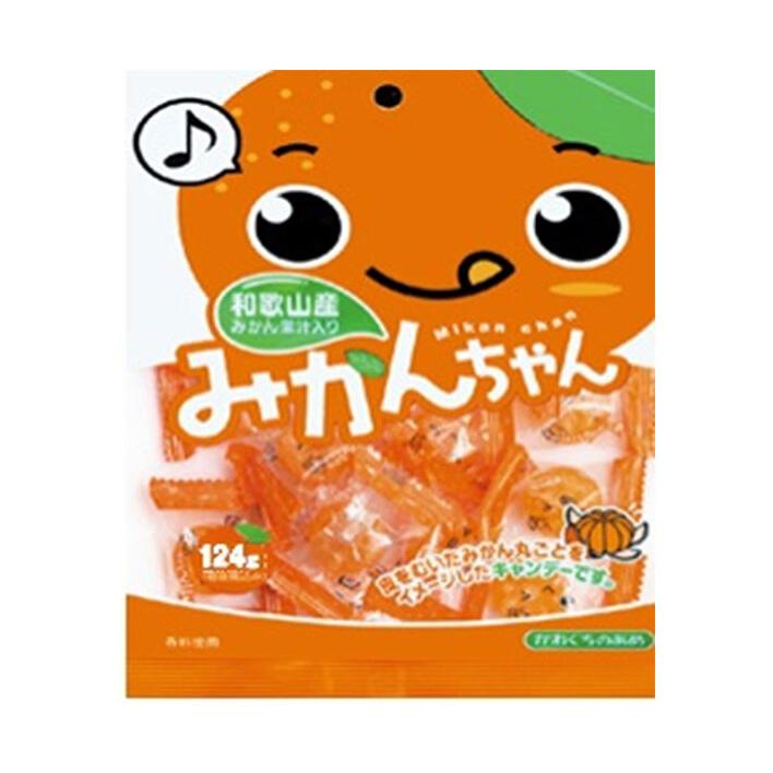 川口製菓 みかんちゃん 124g×10袋入 メーカー 問屋直送｜ 送料無料