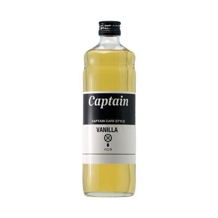中村商店 キャプテン カフェスタイルバニラシロップ 600ml瓶×12本入