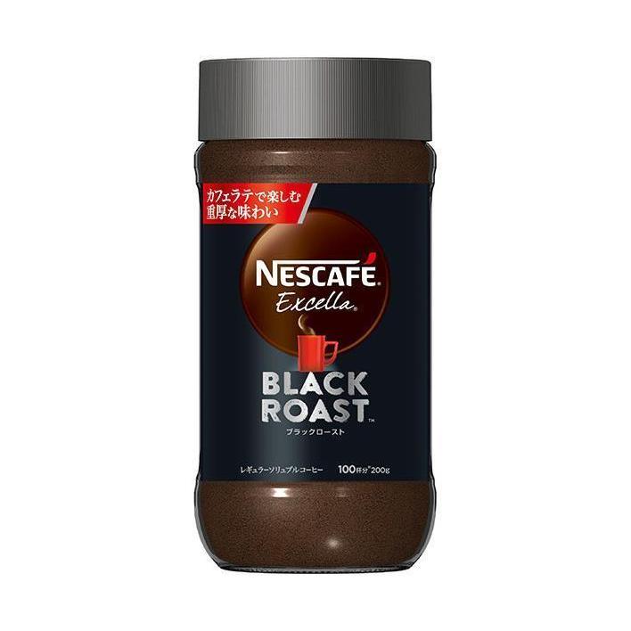 ネスレ日本 ネスカフェ エクセラ ブラックロースト 200g×12個入×(2ケース)｜ 送料無料 コーヒー インスタント 粉末 珈琲