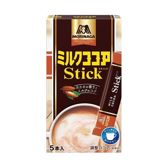 森永製菓 ミルクココアスティック 60g（12g×5本）×48箱入｜ 送料無料 ココア 飲料 スティックタイプ ココア
