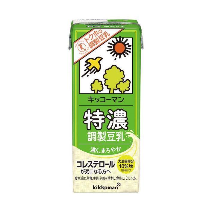 送料無料 キッコーマン 特濃調製豆乳 200ml紙パック×18本入× 2ケース 注文割引