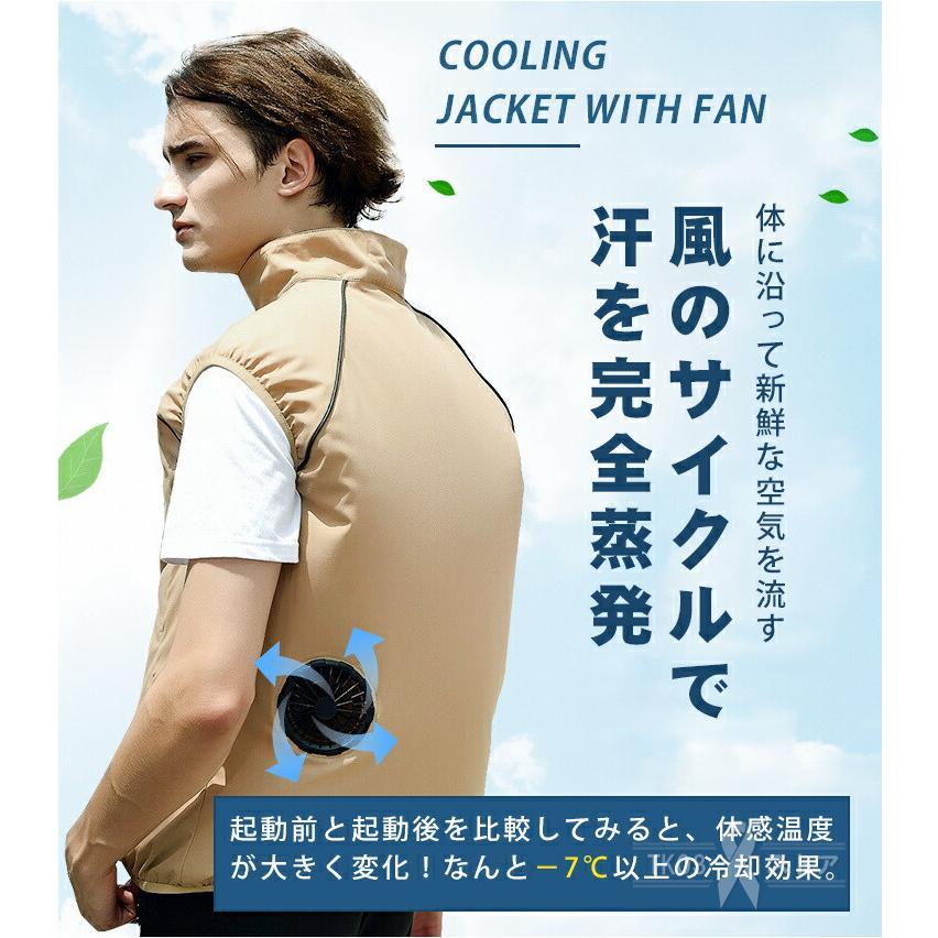 【zoo】ワークマン　空調服ベストセット　 Lサイズ 服2枚付き 空調ベスト フルセット 空調作業服 2025 空調ウェア