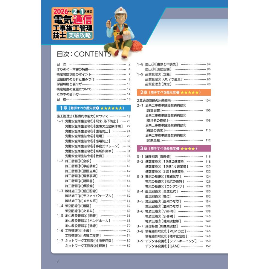 2026年版　電気通信工事施工管理技士　突破攻略　2級1次検定編 |  | 01