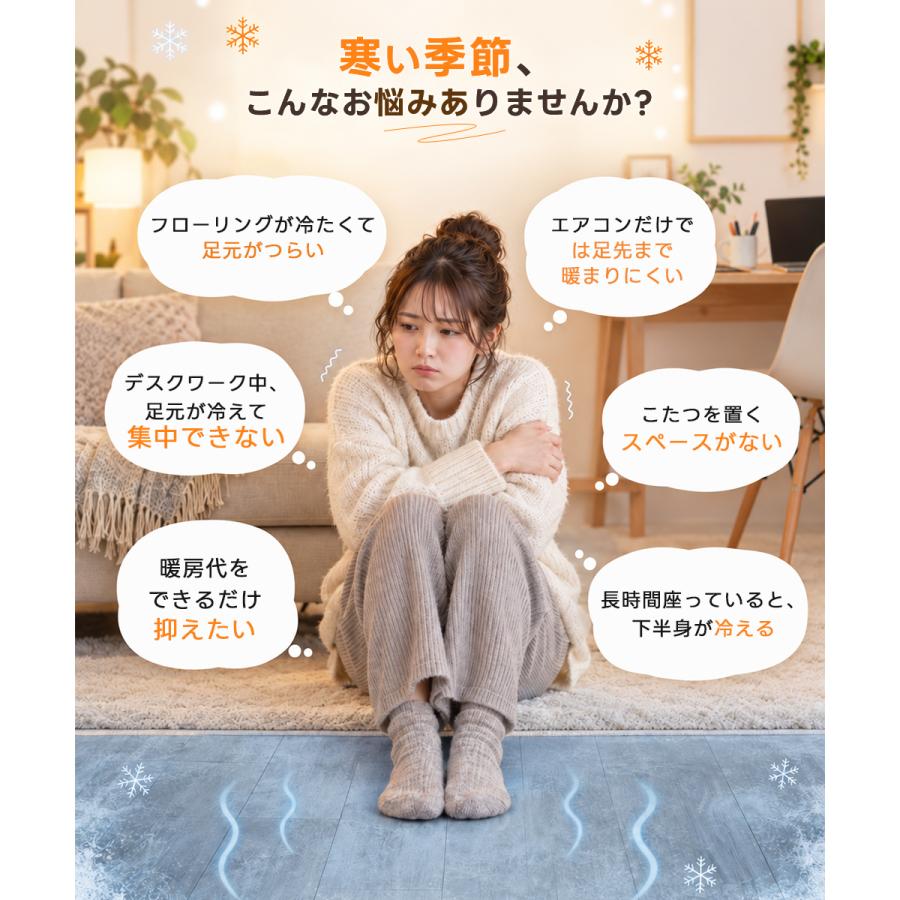 ホットカーペット タイマー付き 日本製 炭素繊維ヒーター ホットマット 180×80cm 1人用 電気マット 電気毛布 フランネル 洗える ダニ退治 自動OFF 過熱保護 |  | 03