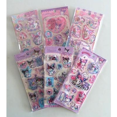 送料無料】3Dクロミ オイルシール（6枚セット）中国限定 かわいい 立体