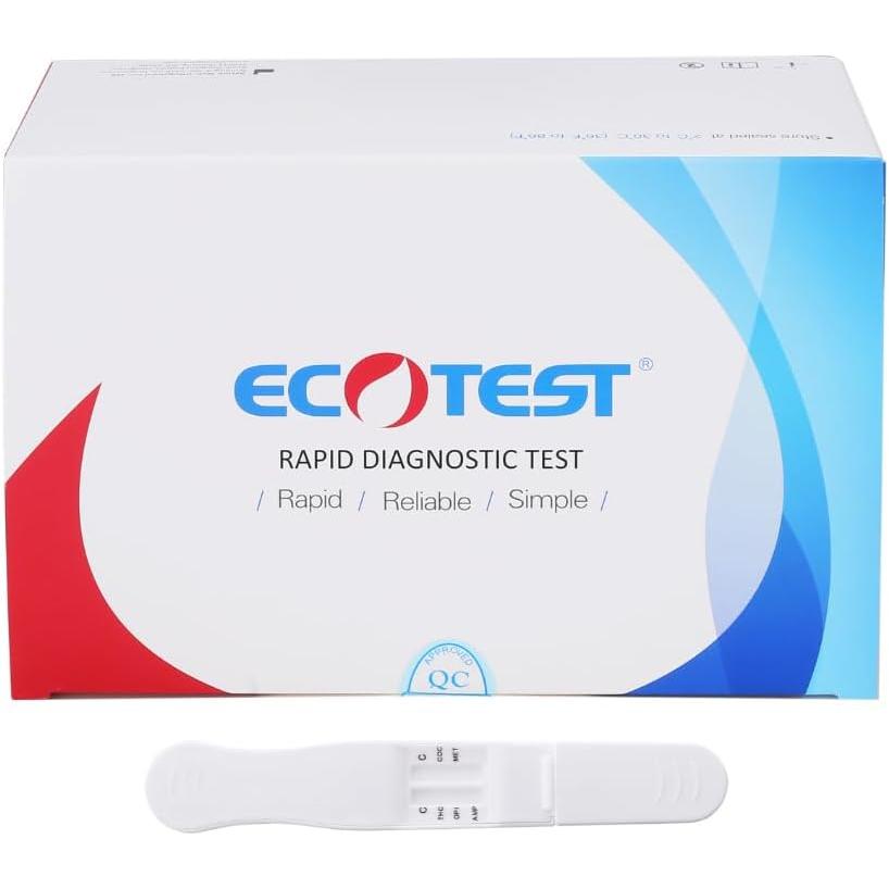 ECOTEST 薬物 検査キット25個セット (5種類検出/最短5分/唾液検査) 大