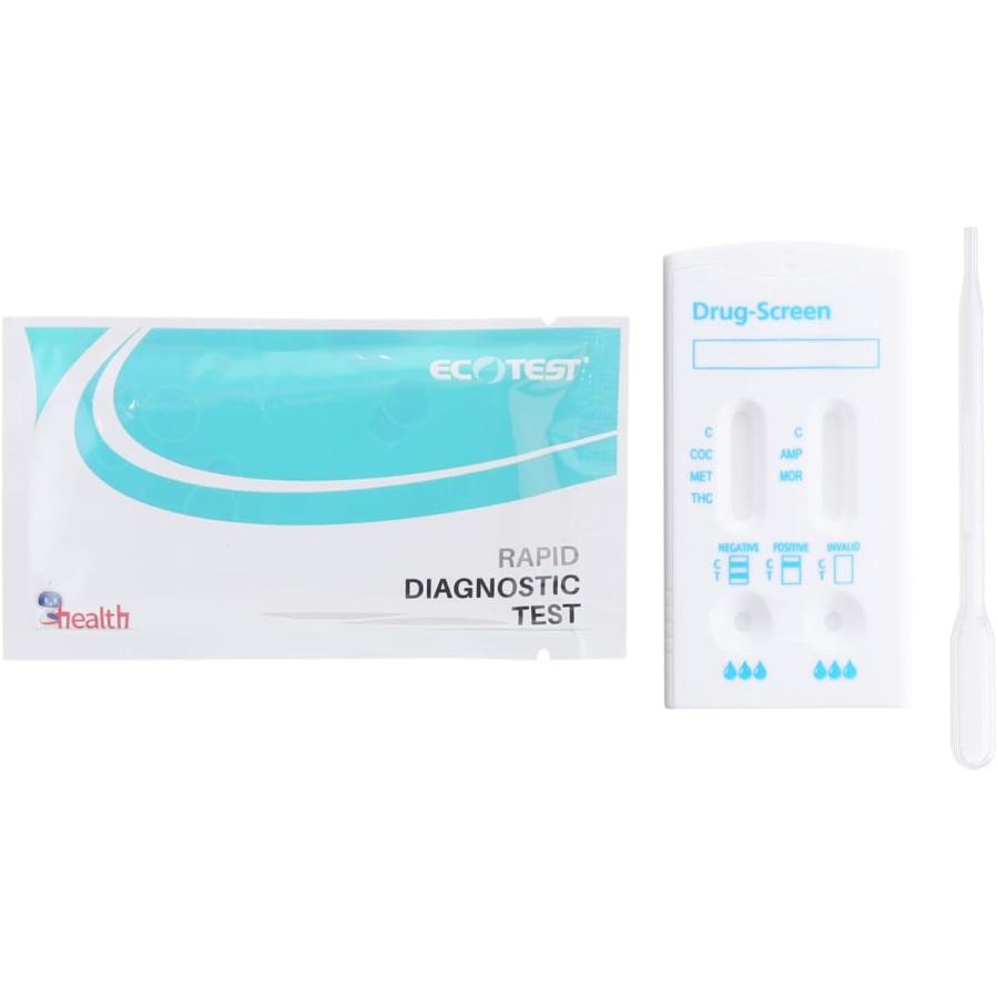 5種類検出 薬物尿検査キット (最短1分/尿検査/1個) 薬物検査 コカイン