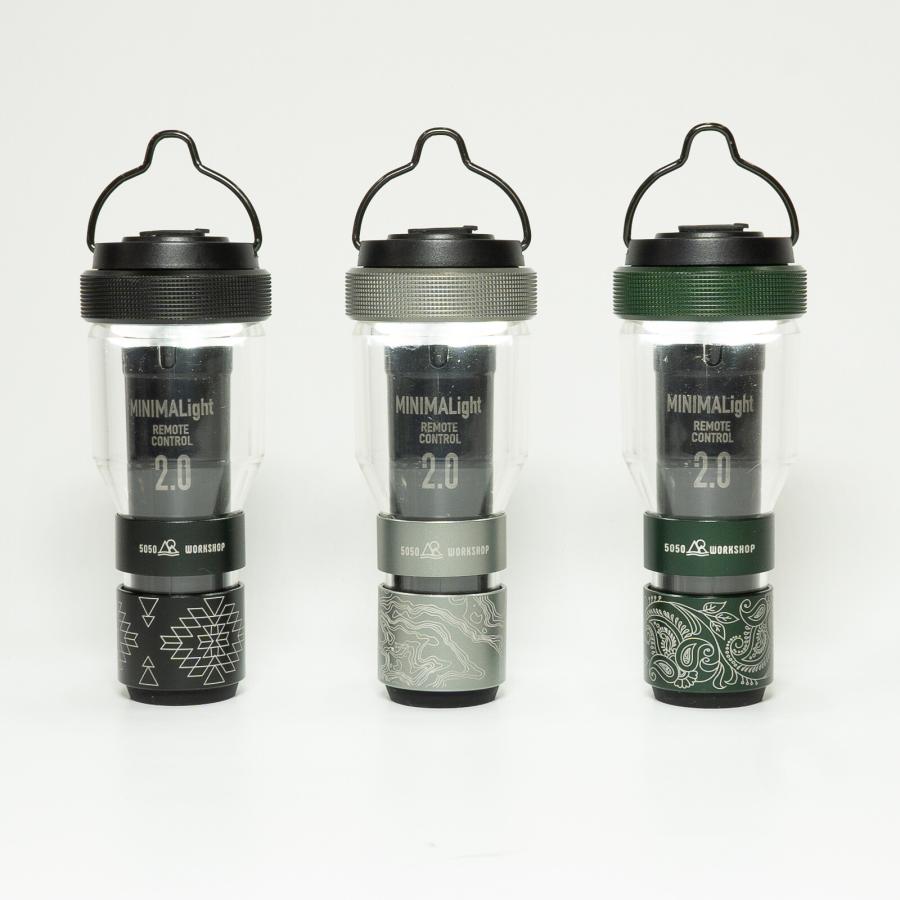 ミニマライトリモートコントロール2.0 ブラック・トライバル2個+リモコン1個 MINIMALight REMOTE CONTROL 2.0 | 5050WORKSHOP