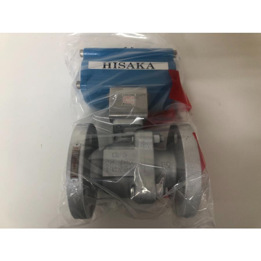 日阪 HF5ST-AD07N 40A JIS10K FC200 FLANGE 自動ボール弁 （1台限定