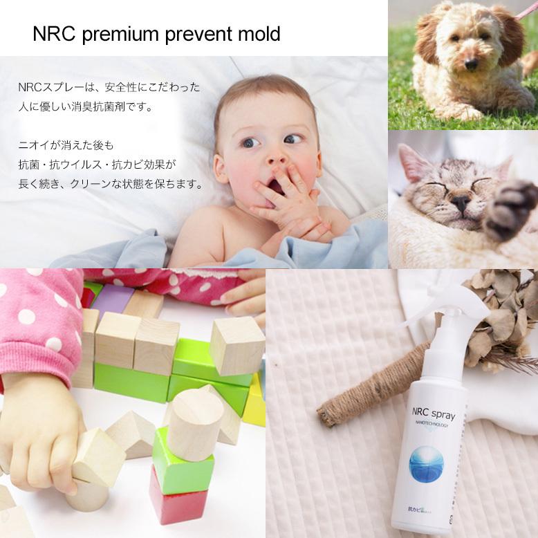 カビ消臭除菌スプレー 100ml 抗菌 防カビ ウイルス除去 半永久持続