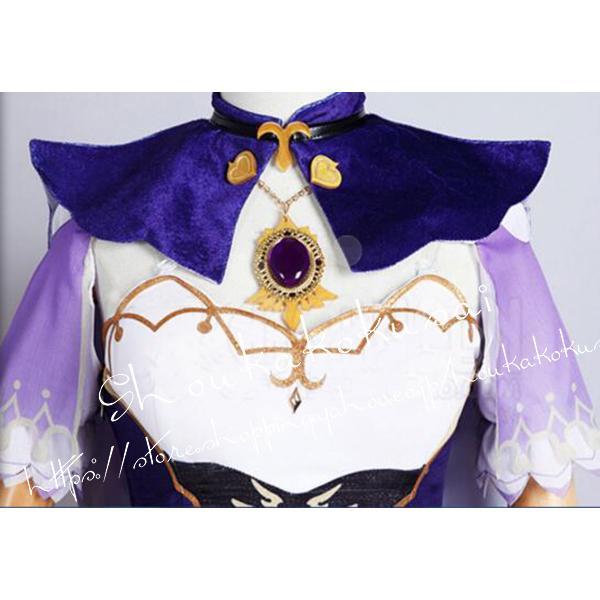 原神 げんしん風 genshin リサ・ミンツ Lisa Minciコスプレ衣装 ウィッグcos靴 cosplay ハロウィン 変装 仮装 コスチューム 予めご了承ください