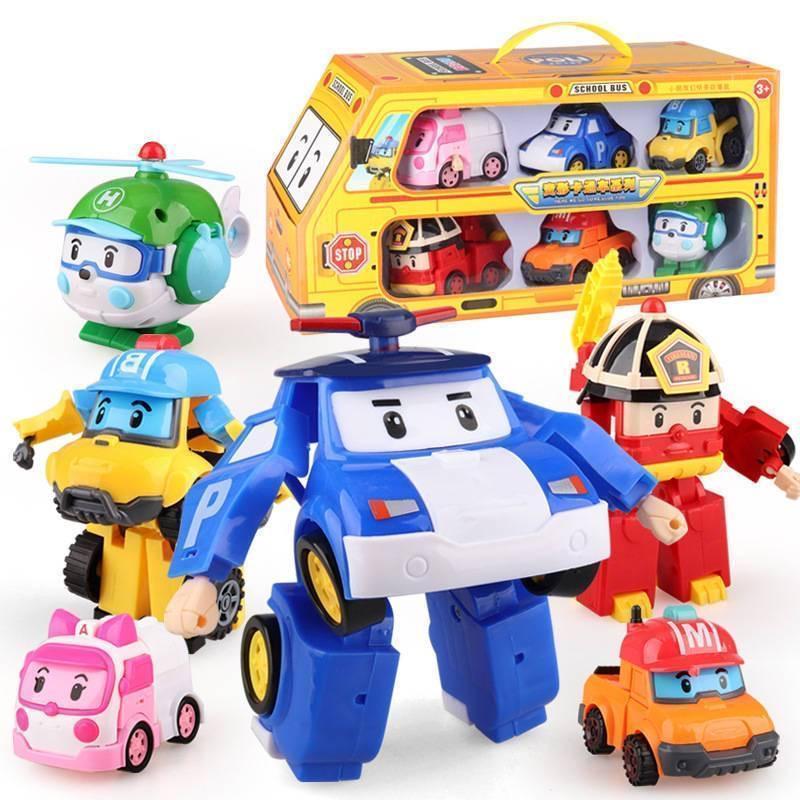 ロボカーポリー 変形変身4体セット 新品未開封品 : t0105081782 : NRD 