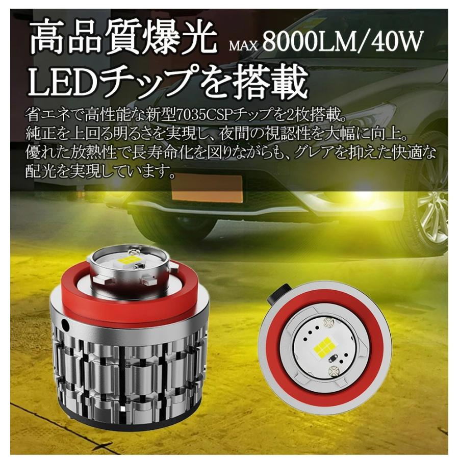 新型 L1B LW5B トヨタ 対応 2色切り替え ledフォグ フォグランプ 高