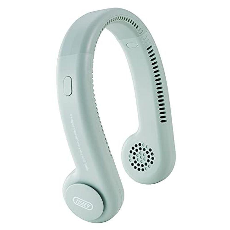 Toffy トフィー ハンズフリーネックファン Fn09 ペールアクア ポータブルファン Usb充電式 風量3段階 クールダウン 安心設 35x8rwowiv 扇風機 Bellcountyhealthky Org