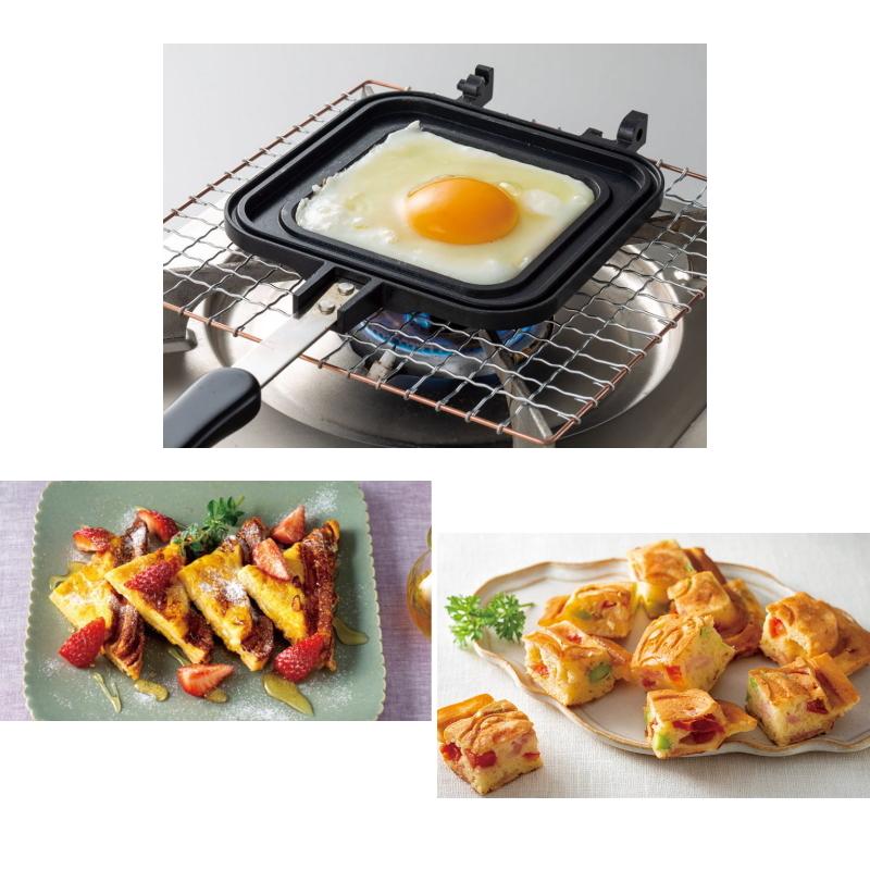 スヌーピー ドラえもん アルミホホットサンドメーカー キャラクター