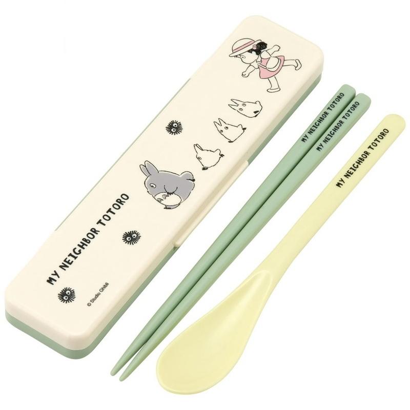 となりのトトロ (行進) 箸スプーンセット 食洗器対応 抗菌 カトラリー