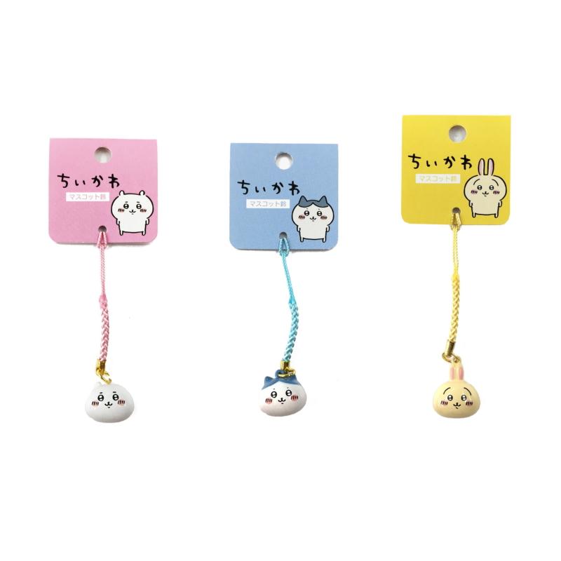 ちいかわ マスコット鈴 キーホルダー チャーム 根付 すず 紛失防止 お