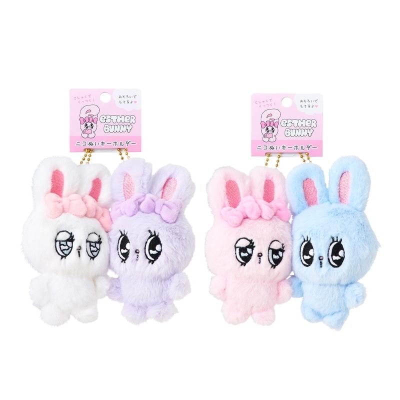 エスターバニー ニコぬいキーホルダー ぬいぐるみキーホルダー リボン