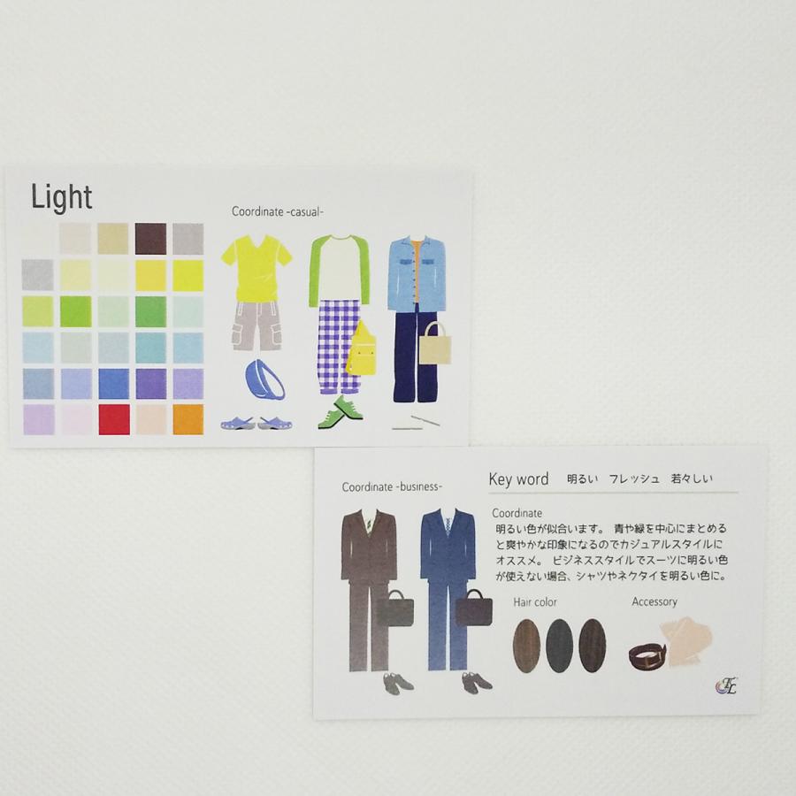 リニューアル パーソナルカラー カード 10タイプ 女性用 男性用 ヘアカラー メイクカラー 洋服 名刺サイズ お土産 プレゼント 販促品 ノベルティ  : totalcolorlife - 通販 - Yahoo!ショッピング