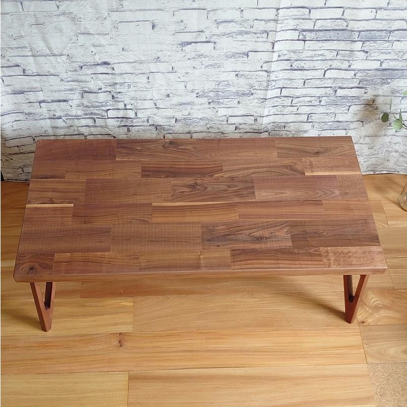 日本製120こたつ ラルフ フラットヒーター ウォールナット ブラウン色