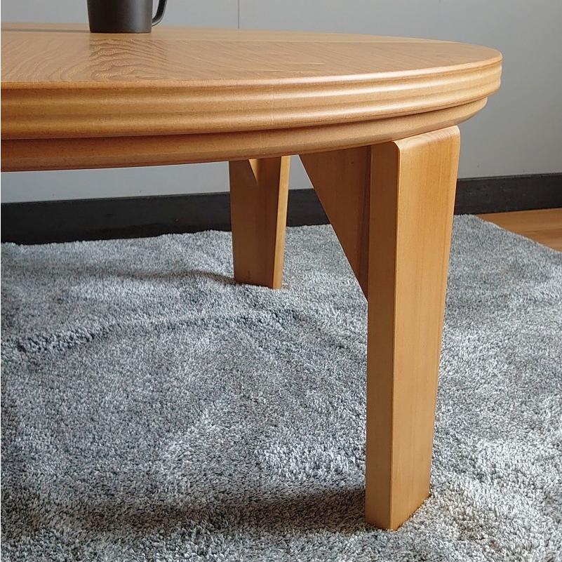 【美品】丸型こたつテーブル100cm※テーブルマット付き 楽天市場】リバーシブル 折れ脚 円形 こたつ こたつテーブル