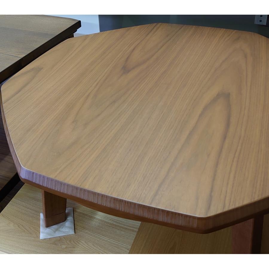 日本製100こたつ 団らんWN こたつ テーブル 継脚 八角形 モダン