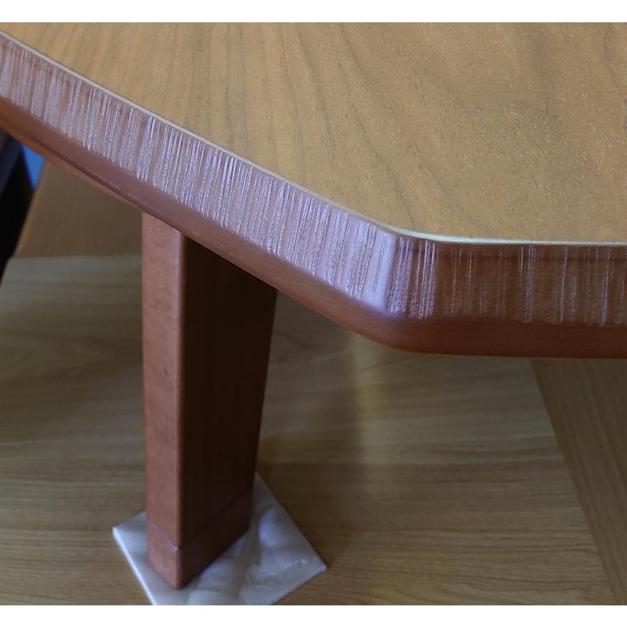 日本製100こたつ 団らんWN こたつ テーブル 継脚 八角形 モダン