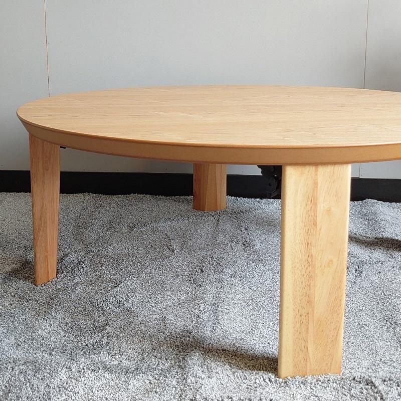 日本製 丸テーブル 90cm 夢見NA 折脚 折り畳み 座卓 テーブル 円形