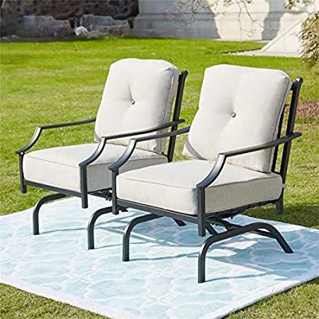 代引き人気 Rocking Outdoor Chairs Patio Space 特別価格Top Chairs Conversation好評販売中 Patio Set Bistro アウトドアチェア
