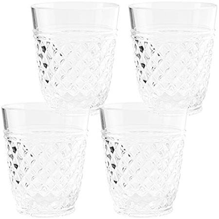 免税 オシャレで人気のタンブラー 特別価格pgdrinkwareコレクションプレミアム品質スーパークリアアクリル14オンスプラスチックウォーター タンブラー 4個セット好評販売中 通信販売 Clima Flex Com