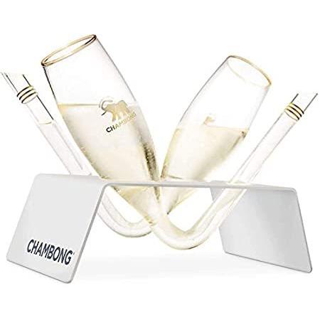 割引価格 Champagne - 特別価格CHAMBONG Flute 好評販売中 & oz) (6 Shooters Champagne Glass 2 - Set Party アルコールグラス