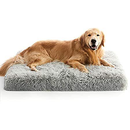 ペットが快適に過ごせるベッドです！特別価格MIHIKK Large Dog Bed for Large Dogs, Orthopedic Egg-Crate Foam Dog Bed with好評販売中