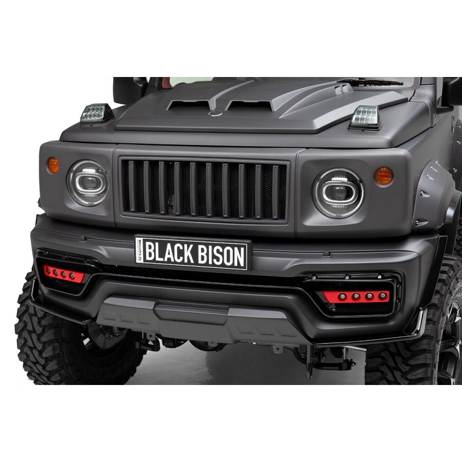 送料無料！！ WALD Black Bison（ブラックバイソン）エアロ2点キット (F+R)バンパー用LEDセット　スズキジムニーシエラＪＢ７４用｜ns-stage