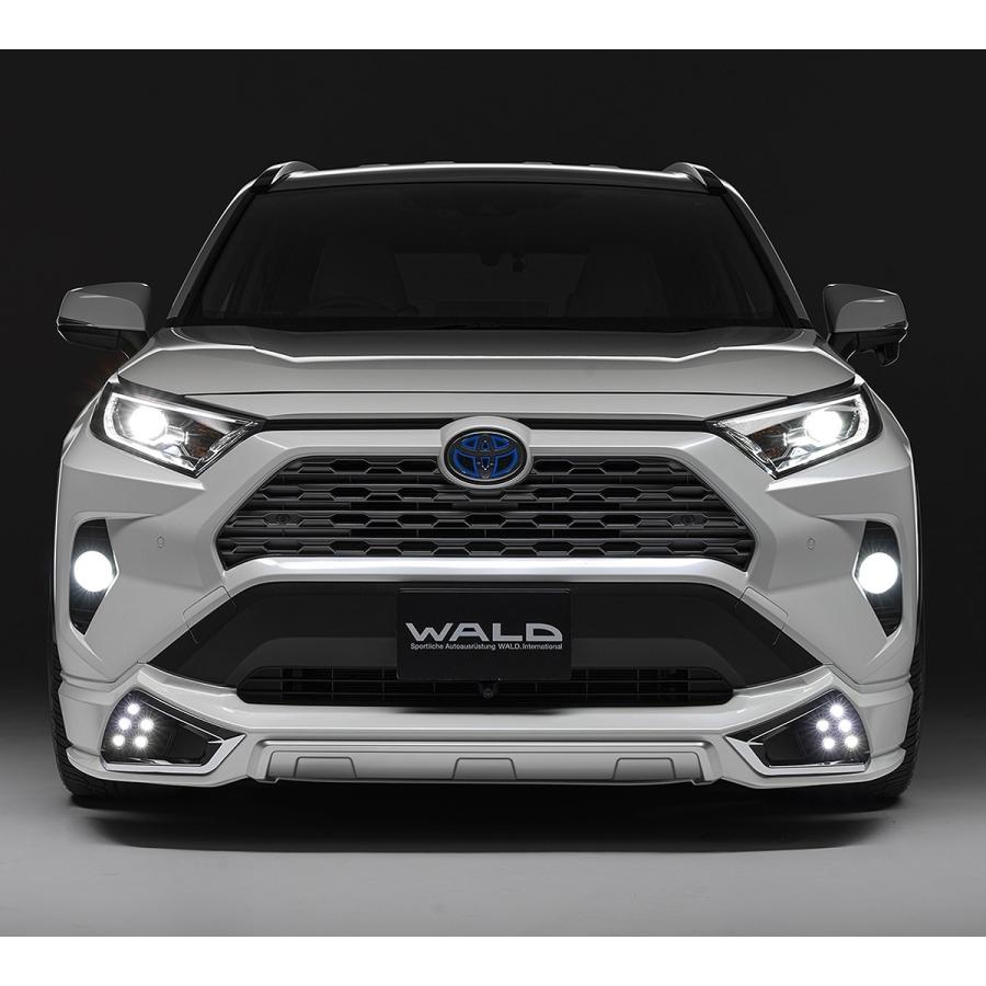 WALD SPORTS LINEエアロ3点キット (F+S+R)＋前後ＬＥＤランプ＋マフラーカッター　フルセット　トヨタＲＡＶ４用（Ｇ・Ｘグレード）｜ns-stage｜03