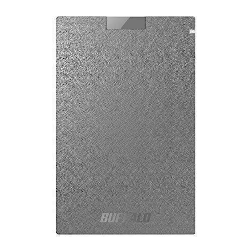 宅配 BUFFALO SSD-PGC960U3 960GB ポータブルSSD USB3.1(Gen1) Type-Cケーブル付き/コネクタ保護機構/日本製 その他ディスクドライブ